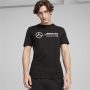 חולצת טי שירט פומה לגברים PUMA Mapf1 Ess Logo - שחור