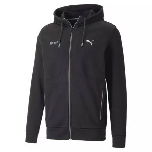 ג'קט ומעיל פומה לגברים PUMA Mapf1 Hooded Sweat Jkt - שחור מלא