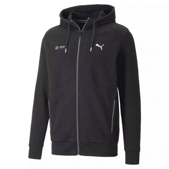 ג'קט ומעיל פומה לגברים PUMA Mapf1 Hooded Sweat Jkt - שחור מלא