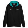 ג'קט ומעיל פומה לגברים PUMA Mapf1 Hooded Sweat Jkt - שחורטורקיז