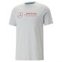 חולצת טי שירט פומה לגברים PUMA Mapf1 Logo Tee Mercedes Team - אפור