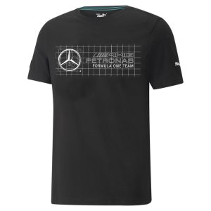 חולצת טי שירט פומה לגברים PUMA Mapf1 Logo Tee - שחור