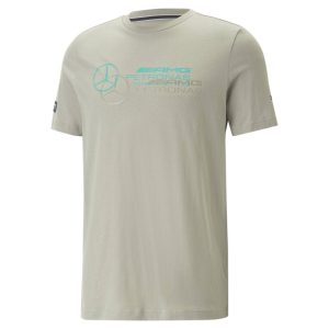 חולצת טי שירט פומה לגברים PUMA Mapf1 Logo Tee - בז'
