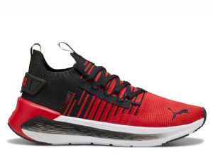 נעלי סניקרס פומה לגברים PUMA Softride Symmetry - אדום שחור