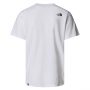 חולצת טי שירט דה נורת פיס לגברים The North Face Easy Tee - לבן הדפס