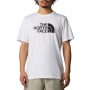 חולצת טי שירט דה נורת פיס לגברים The North Face Easy Tee - לבן הדפס