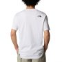 חולצת טי שירט דה נורת פיס לגברים The North Face Easy Tee - לבן הדפס
