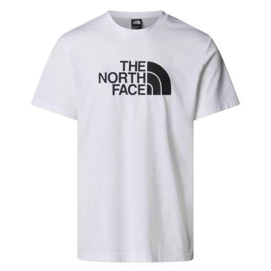 חולצת טי שירט דה נורת פיס לגברים The North Face Easy Tee - לבן הדפס