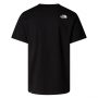חולצת טי שירט דה נורת פיס לגברים The North Face Easy Tee - שחור