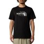 חולצת טי שירט דה נורת פיס לגברים The North Face Easy Tee - שחור
