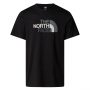חולצת טי שירט דה נורת פיס לגברים The North Face Easy Tee - שחור