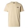 חולצת טי שירט דה נורת פיס לגברים The North Face Simple Dome Tee - בז'
