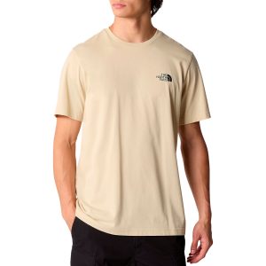 חולצת טי שירט דה נורת פיס לגברים The North Face Simple Dome Tee - בז'