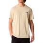 חולצת טי שירט דה נורת פיס לגברים The North Face Simple Dome Tee - בז'