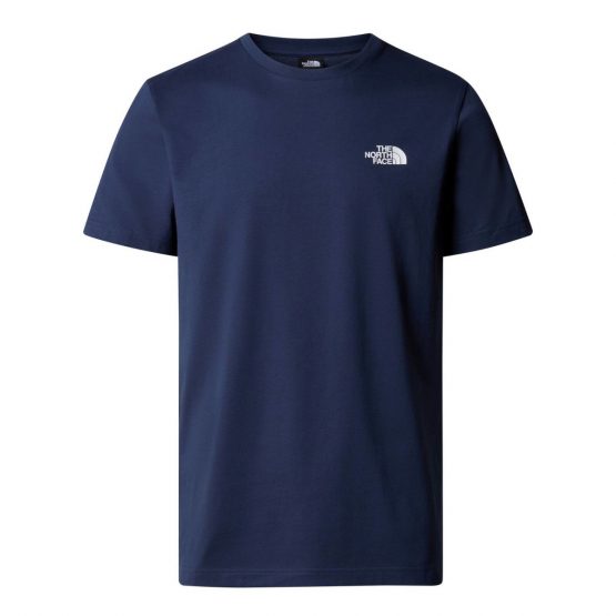 חולצת טי שירט דה נורת פיס לגברים The North Face Simple Dome Tee - כחול