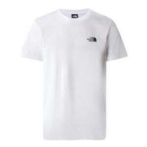 חולצת טי שירט דה נורת פיס לגברים The North Face Simple Dome Tee - לבן