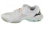כדור רשת מיזונו לגברים Mizuno  Wave Lightning Z8 - לבן/שחור