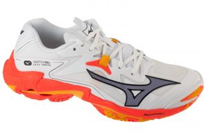 כדור רשת מיזונו לגברים Mizuno  Wave Lightning Z8 - לבן