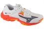 כדור רשת מיזונו לגברים Mizuno  Wave Lightning Z8 - לבן