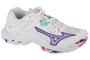כדור רשת מיזונו לנשים Mizuno  Wave Lightning Z8 - לבן