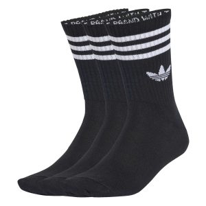 גרב אדידס לגברים Adidas 3s Crew S 3p - שחור