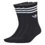 גרב אדידס לגברים Adidas 3s Crew S 3p - שחור