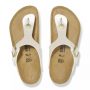 כפכפי בירקנשטוק לנשים Birkenstock Gizeh Bf - לבן פנינה