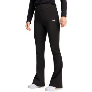 טייץ פומה לנשים PUMA Ess High Waist Flared Leggings - שחור