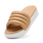 כפכפי פומה לנשים PUMA Karmen Slide Puffy - בז/לבן