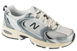 נעלי סניקרס ניו באלאנס לגברים New Balance U530 - לבן-אפור