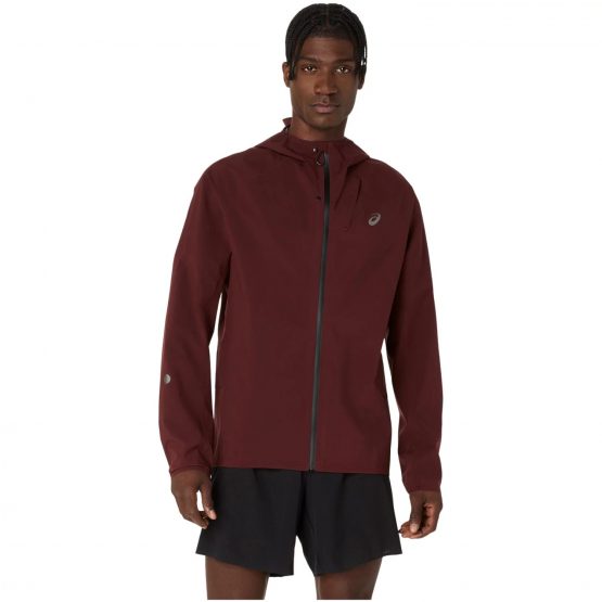 ג'קט ומעיל אסיקס לגברים Asics Metarun - בורדו