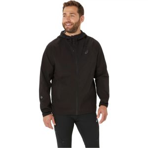 ג'קט ומעיל אסיקס לגברים Asics Metarun - שחור