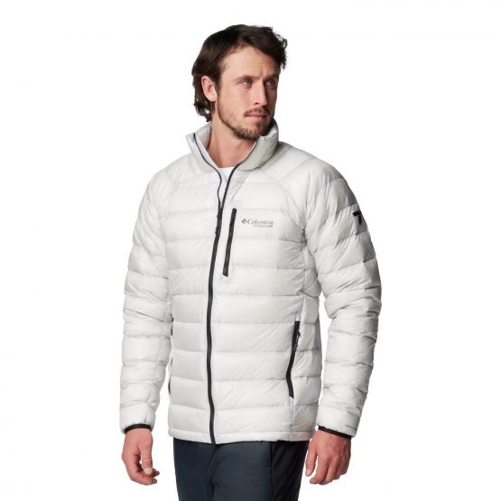 ג'קט ומעיל קולומביה לגברים Columbia Arctic Crest Down - לבן