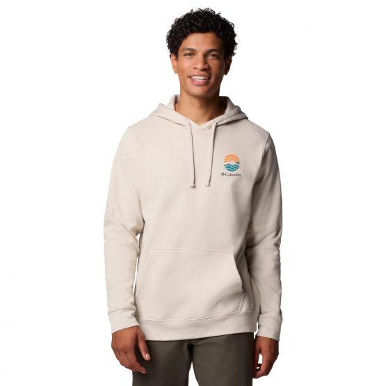 סווטשירט קולומביה לגברים Columbia Trek Graphic - בז'