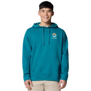 סווטשירט קולומביה לגברים Columbia Trek Graphic - טורקיז