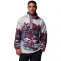 סווטשירט קולומביה לגברים Columbia  Helvetia II Printed Half Snap Fleece - סגוללבן