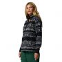 סווטשירט קולומביה לנשים Columbia  Benton Spring Printed 1/2 Snap - שחור/אפור