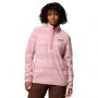 סווטשירט קולומביה לנשים Columbia  Benton Spring Printed 1/2 Snap - ורוד