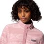 סווטשירט קולומביה לנשים Columbia  Benton Spring Printed 1/2 Snap - ורוד