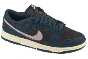 נעלי סניקרס נייק לגברים Nike Dunk Low - שחור/כחול