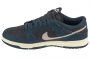 נעלי סניקרס נייק לגברים Nike Dunk Low - שחור/כחול