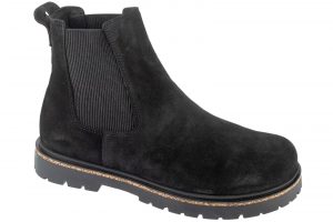 מגפי בירקנשטוק לגברים Birkenstock  Highwood Slip On - שחור זמש