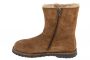 מגפי בירקנשטוק לנשים Birkenstock Uppsala Zip Shearling - חום