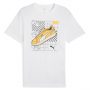 חולצת טי שירט פומה לגברים PUMA Graphics Sneaker Tee - לבן