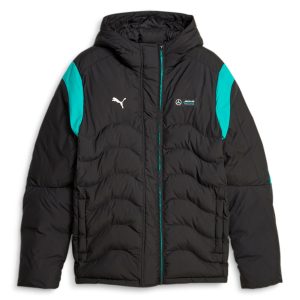 ג'קט ומעיל פומה לגברים PUMA Mapf1 Mt7 Ecolite Padded Jkt - שחורטורקיז