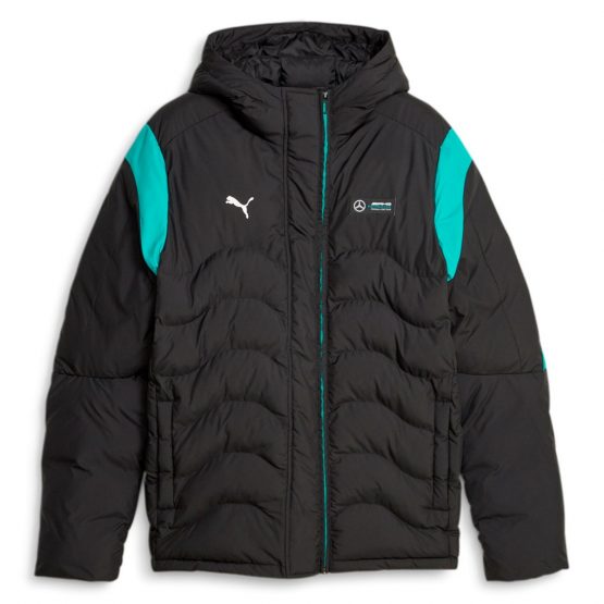 ג'קט ומעיל פומה לגברים PUMA Mapf1 Mt7 Ecolite Padded Jkt - שחורטורקיז