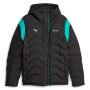 ג'קט ומעיל פומה לגברים PUMA Mapf1 Mt7 Ecolite Padded Jkt - שחורטורקיז