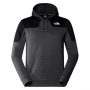 ג'קט ומעיל דה נורת פיס לגברים The North Face Ma Pull On Fleece Hood - אפור/שחור