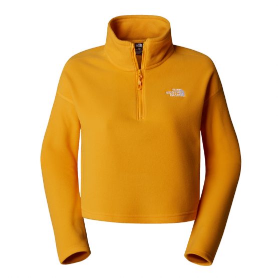 סווטשירט דה נורת פיס לנשים The North Face lacier Crop - צהוב