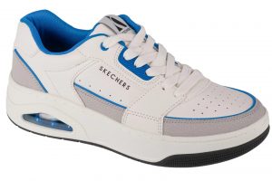 נעלי סניקרס סקצ'רס לגברים Skechers Uno Court - Low-Post - לבן/כחול